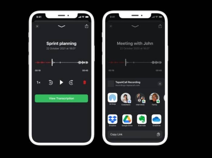 Built in Call Recording Features